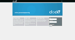 Desktop Screenshot of clockr.nl